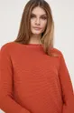 narancssárga Weekend Max Mara pamut pulóver