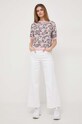 Weekend Max Mara sweter 2415361141600 różowy SS24