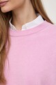 Weekend Max Mara sweter wełniany 2415361161600 różowy