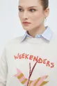 beżowy Weekend Max Mara sweter
