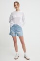 Pepe Jeans sweter bawełniany GISELE PL702131 biały SS24