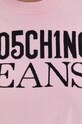 Moschino Jeans pamut pulóver 0919.3208 rózsaszín