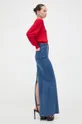 Хлопковый свитер Moschino Jeans красный