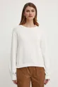 biały Liu Jo sweter bawełniany