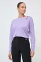 Вовняний светр Liu Jo фіолетовий