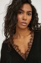 IRO pulover de lana negru WF12HABY