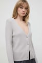 IRO cardigan din casmir gri WP12DEVORA