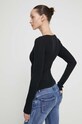Oblečení Bavlněný svetr Moschino Jeans 0913.3706 černá