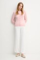 Vuneni kardigan United Colors of Benetton 1002D5485 roza AW25