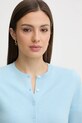 Вовняний кардиган United Colors of Benetton блакитний 1002D5485