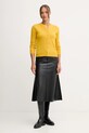 Vuneni kardigan United Colors of Benetton 1002D5485 zlatna AW25