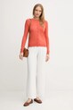 Vuneni kardigan United Colors of Benetton 1002D5485 narančasta AW25
