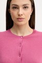 United Colors of Benetton kardigan wełniany różowy 1002D5485