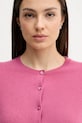 United Colors of Benetton kardigan wełniany różowy 1002D5485