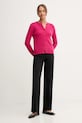 United Colors of Benetton kardigan wełniany 1002D5485 różowy AW25