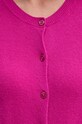 Вовняний кардиган United Colors of Benetton 1002D5485 рожевий