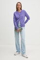 Vlněný svetr United Colors of Benetton 1002D5485 fialová SS25