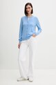 Vlněný kardigan United Colors of Benetton 1002D5485 modrá AW25