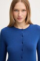 Vuneni kardigan United Colors of Benetton plava 1002D5485