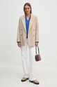 Шерстяной свитер United Colors of Benetton 1002D4488 голубой AW24