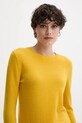 United Colors of Benetton sweter wełniany żółty 1002D1K01