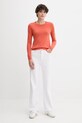 Vlnený sveter United Colors of Benetton 1002D1K01 oranžová AW25