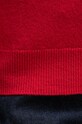 Шерстяной свитер United Colors of Benetton красный 1002D1K01