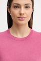 United Colors of Benetton sweter wełniany różowy 1002D1K01