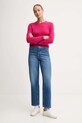 Шерстяной свитер United Colors of Benetton 1002D1K01 розовый AW25