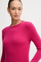 Шерстяной свитер United Colors of Benetton розовый 1002D1K01