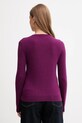 Odzież United Colors of Benetton sweter wełniany 1002D1K01 fioletowy
