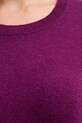 United Colors of Benetton sweter wełniany 1002D1K01 fioletowy