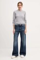 United Colors of Benetton sweter wełniany 1002D1K01 szary AW25