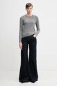 United Colors of Benetton sweter wełniany 1002D1K01 szary AW25