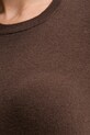 United Colors of Benetton sweter wełniany 1002D1K01 brązowy