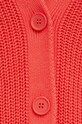 United Colors of Benetton kardigan bawełniany 1494D603L czerwony