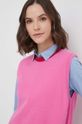 Γιλέκο United Colors of Benetton ροζ 1266D109N