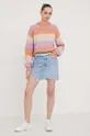 Roxy sweter z domieszką wełny multicolor