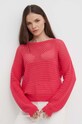 Bavlněný svetr United Colors of Benetton růžová 1077D10AE