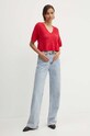 United Colors of Benetton tricou 103CD401M roz SS24