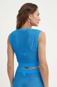 Îmbrăcăminte United Colors of Benetton vestă din bumbac 101TD10AP albastru