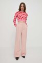 Светр United Colors of Benetton 1194E10AO рожевий SS24