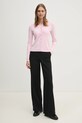 United Colors of Benetton cardigan din bumbac 1091D5558 roz AA00