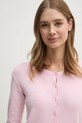 United Colors of Benetton kardigan bawełniany różowy 1091D5558
