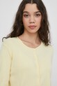 United Colors of Benetton kardigan bawełniany żółty 1091D5558