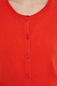 United Colors of Benetton kardigan bawełniany 1091D5558 czerwony