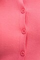 United Colors of Benetton cardigan din bumbac 1091D5558 roz