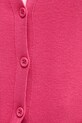 Бавовняний кардиган United Colors of Benetton 1091D5558 рожевий