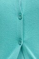 United Colors of Benetton cardigan din bumbac 1091D5558 turcoaz
