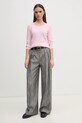 United Colors of Benetton maglione in cotone 1091D1M08 rosa SS25